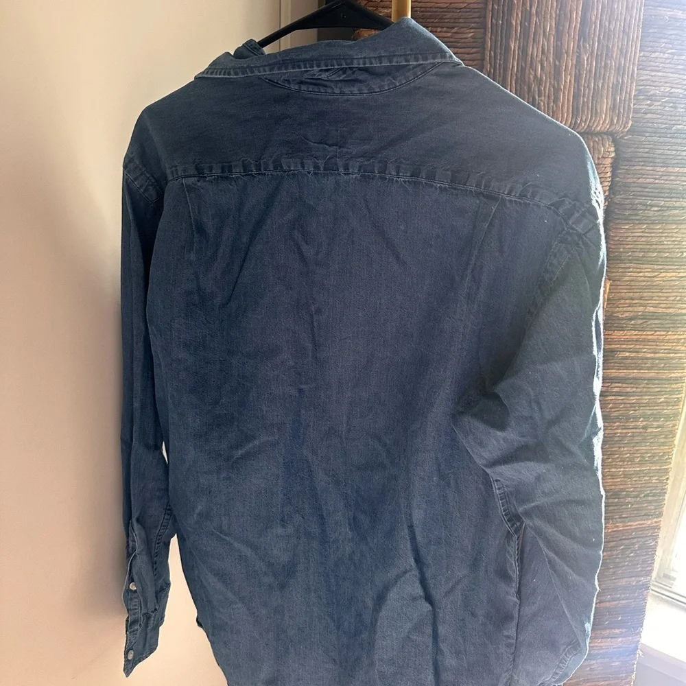Daniel Cremieux Light Blue Denim Shirt - Picture 2 of 3